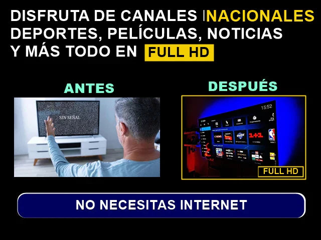 ANTENA ULTRA HD - TV NACIONAL®